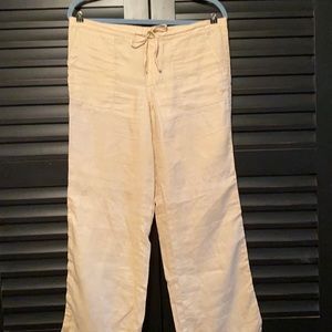 Linen Drawstring Pants